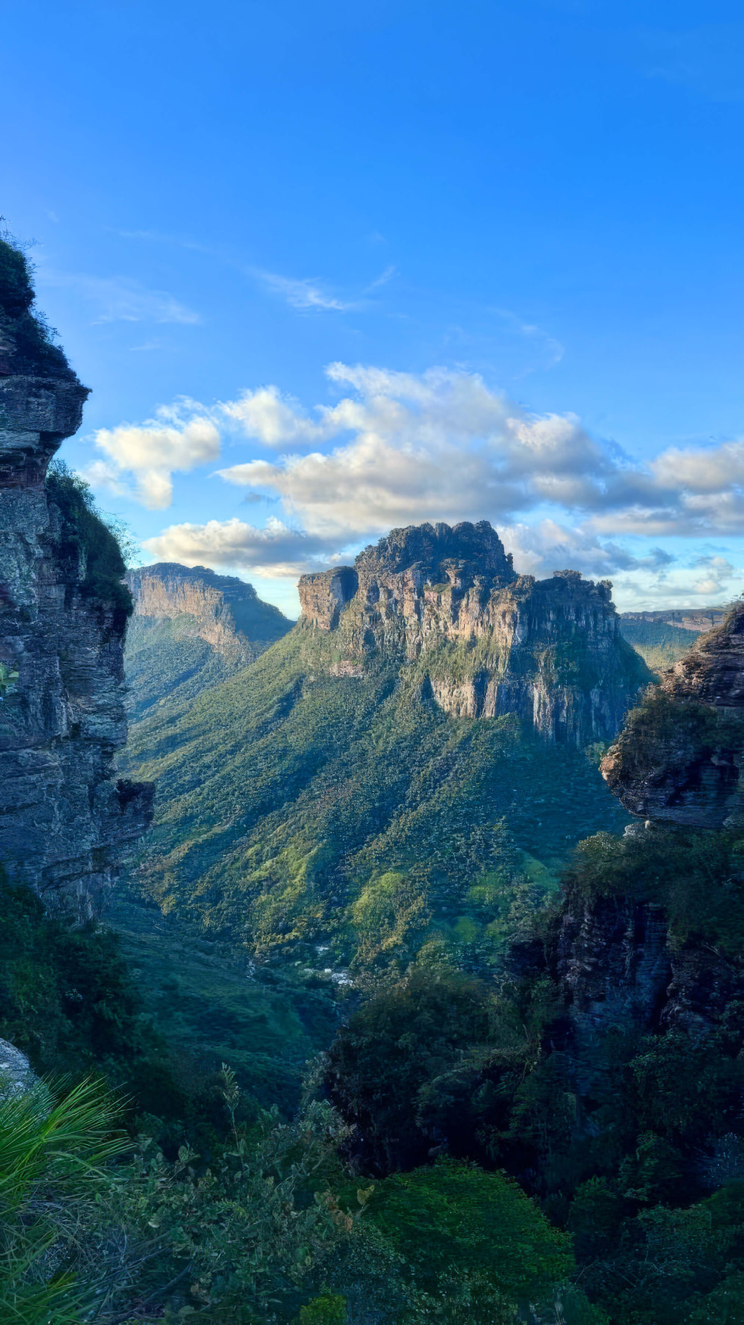 Serras da Chapada Diamantina vistas de Lençóis