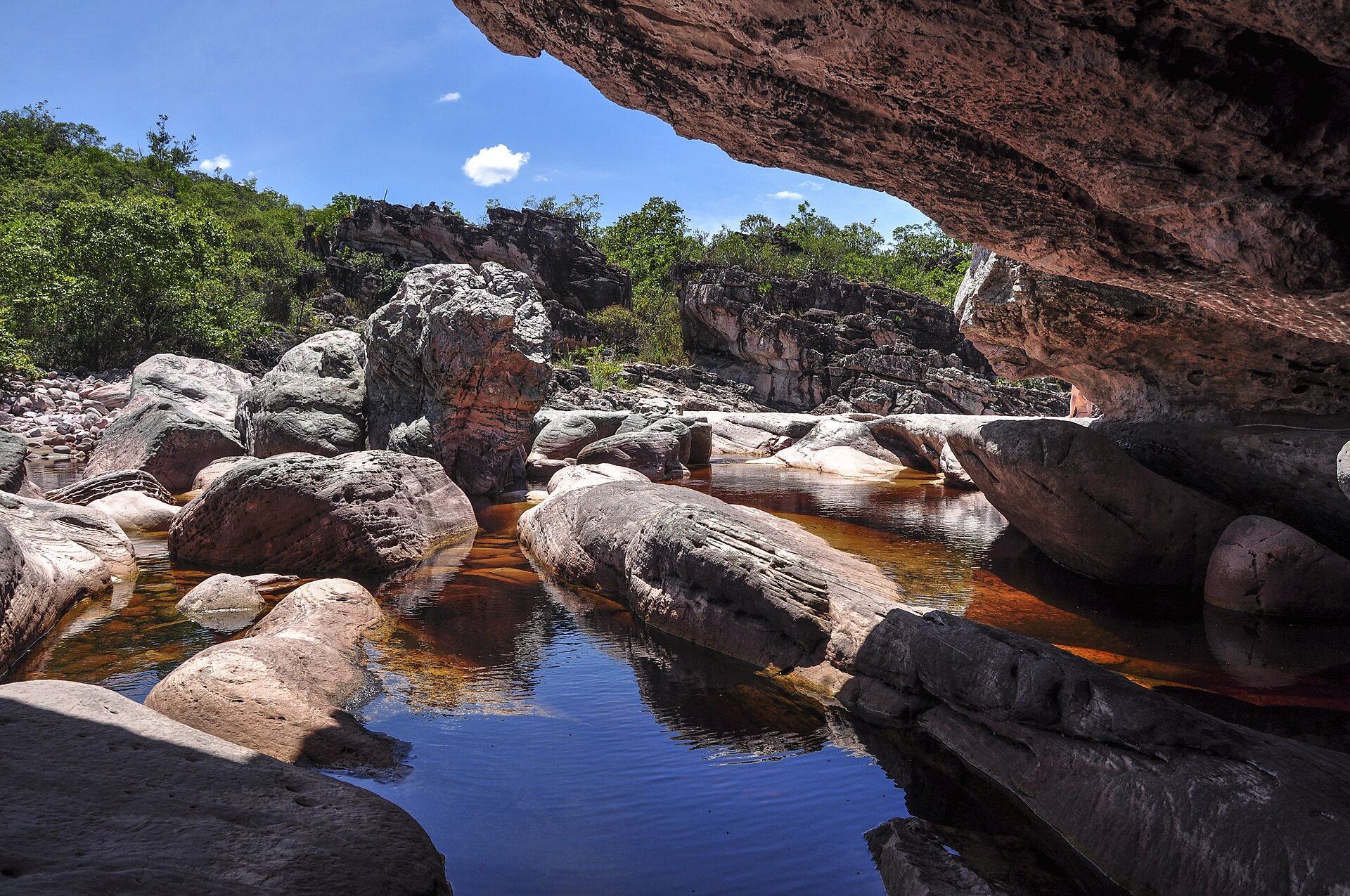 Rio Roncador, na Chapada Diamantina